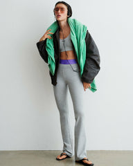 SR Runner Flared Legging - Heather Gray Sporty & Rich US