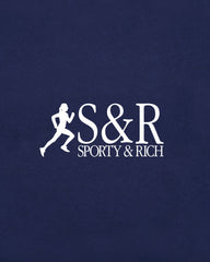 SR Runner Biker Short - Light Navy/White Sporty & Rich Sale