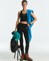 SR Runner Legging - Black/White Sporty & Rich For Sale