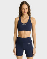 Syracuse Sports Bra - Navy/White Sporty & Rich Sale