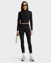 Syracuse Leggings - Black/White Sporty & Rich For Sale