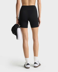 Signature Logo Biker Short - Black/White Sporty & Rich Online