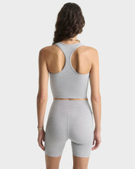 Signature Logo Sports Tank - Heather Gray Sporty & Rich For Sale