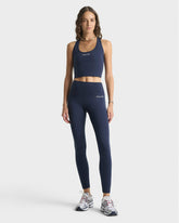 Signature Logo Legging - Navy/White Sporty & Rich Discount
