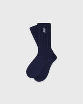 SRC Rib Socks - Navy Sporty & Rich Online