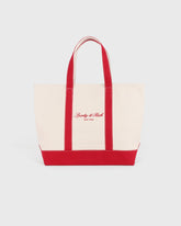 Signature NY Logo Medium Tote - Natural Sporty & Rich Sale