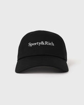 Serif Logo Hat - Faded Black Sporty & Rich For Sale
