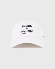 Health is Wealth Hat - White Sporty & Rich Outlet