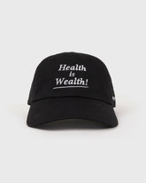 Health is Wealth Hat - Faded Black Sporty & Rich US