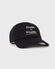 Health is Wealth Hat - Faded Black Sporty & Rich US