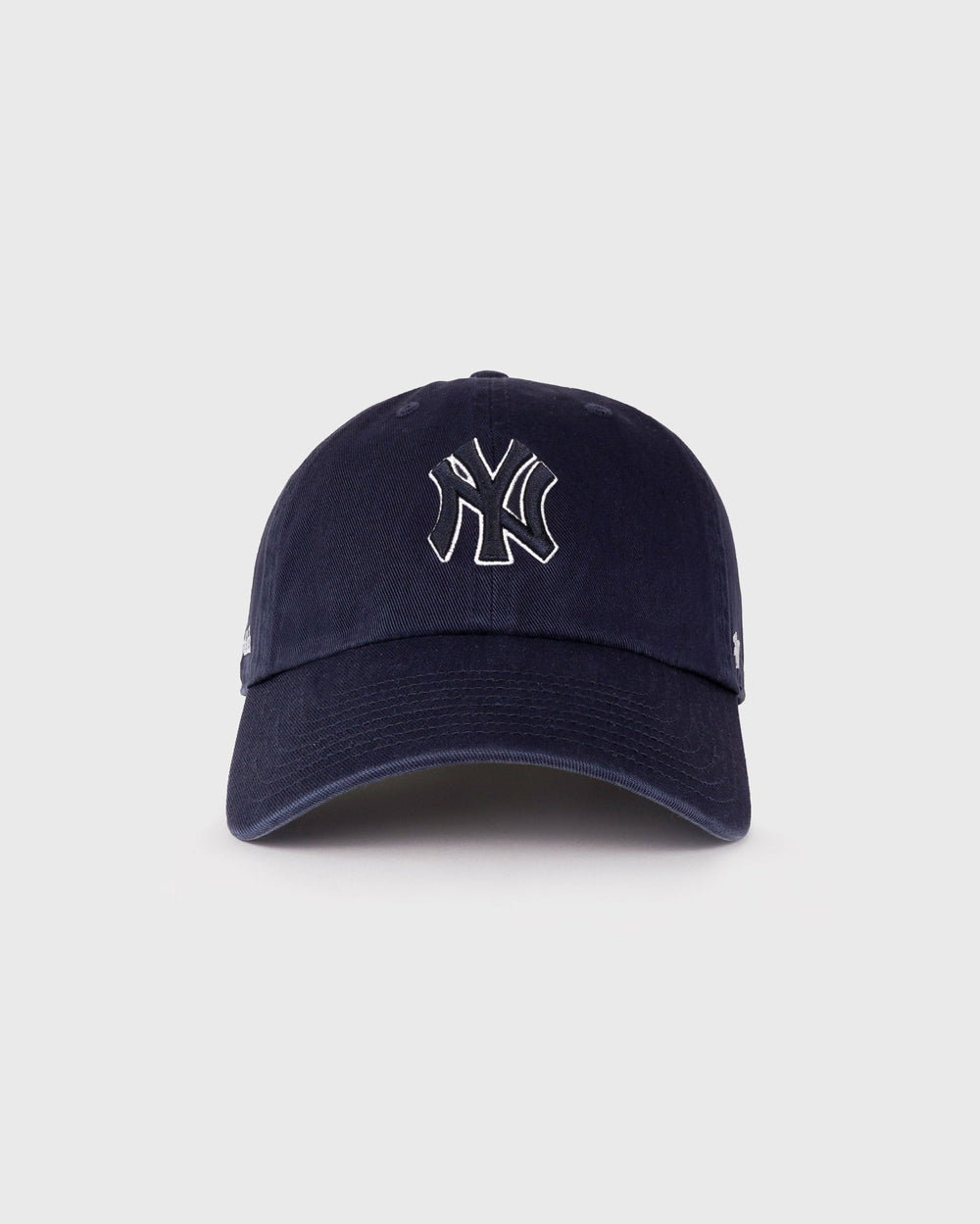 Yankees Serif Outline Hat - Navy/White Sporty & Rich For Sale
