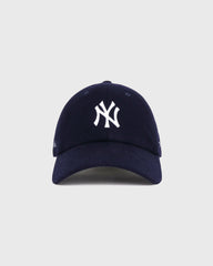 Yankees Serif Wool Hat - Navy/White Sporty & Rich Outlet