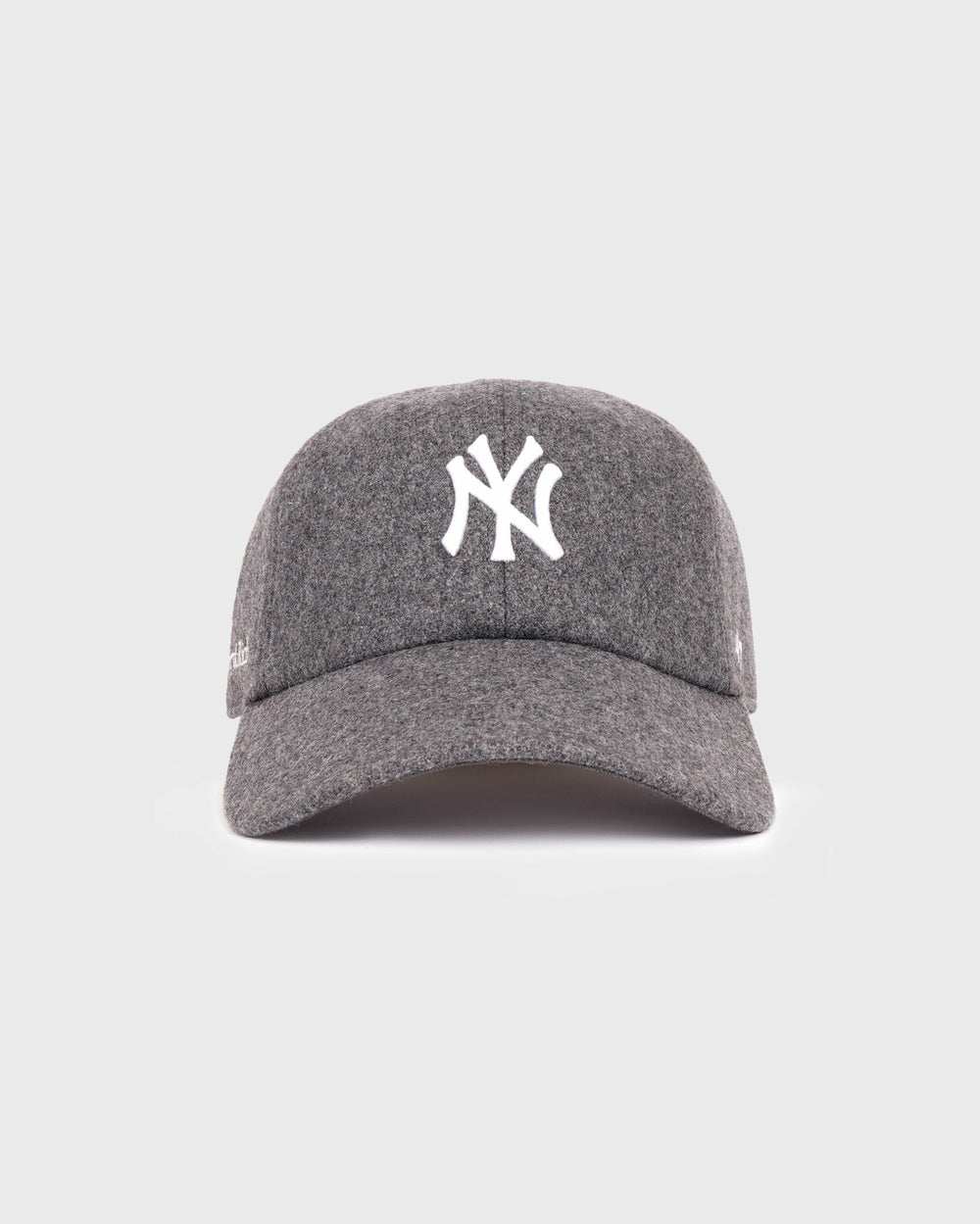 Yankees Serif Wool Hat - Dark Grey/White Sporty & Rich US
