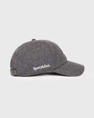 Yankees Serif Wool Hat - Dark Grey/White Sporty & Rich US