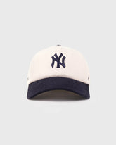 Yankees Serif Wool Hat - Ecru/Navy Sporty & Rich Sale