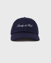 Signature NY Hat - Navy/White Sporty & Rich Outlet