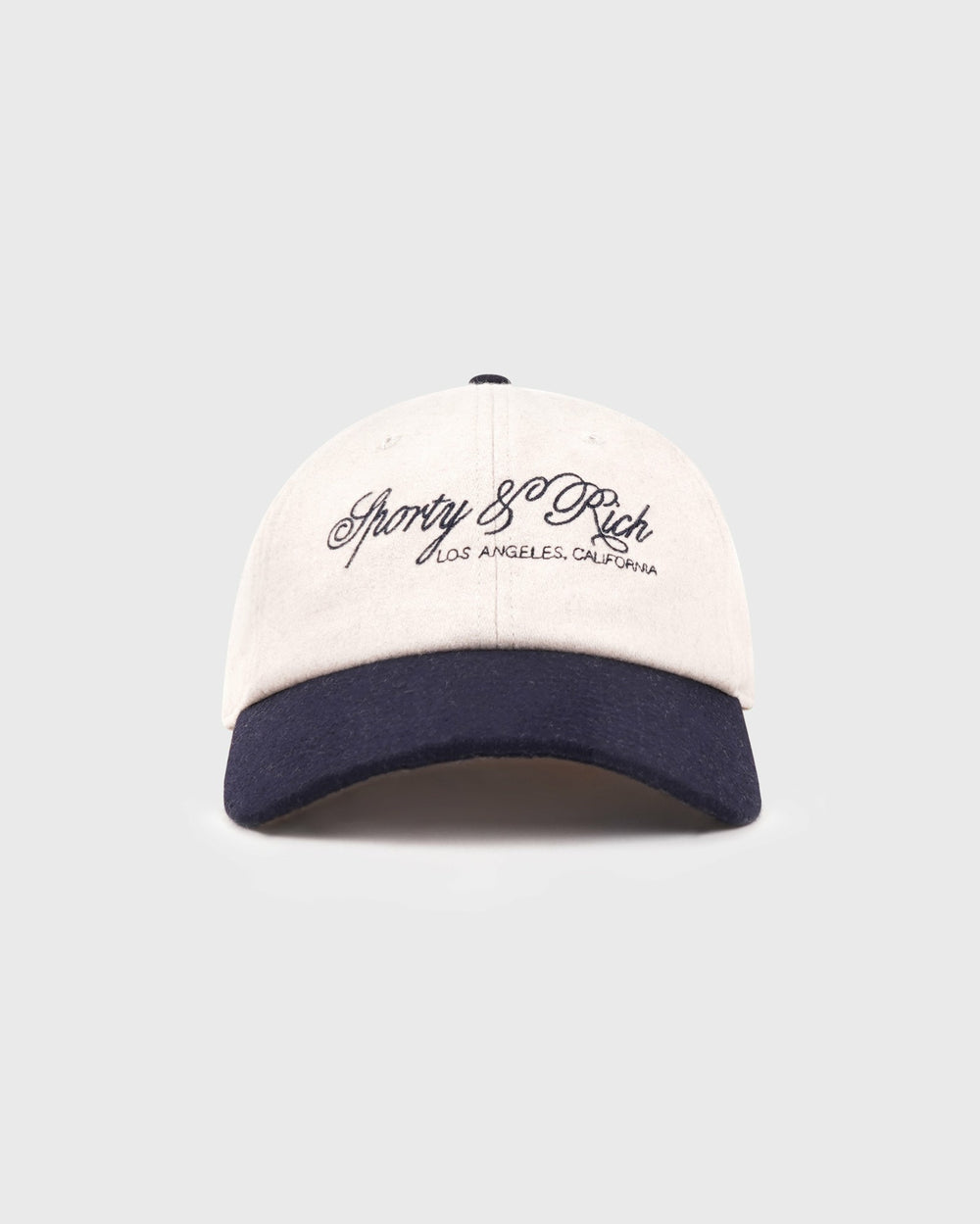 International Wool Hat - Ecru/Navy Sporty & Rich US