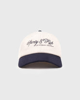 International Wool Hat - Ecru/Navy Sporty & Rich US