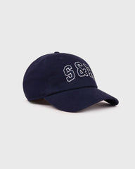 S&R Ivy Hat - Navy/White Sporty & Rich Discount