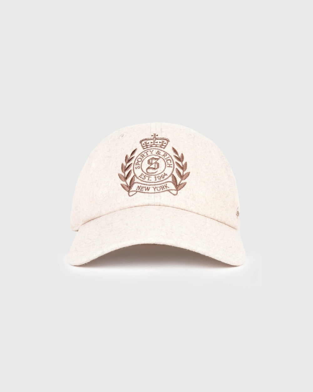 NY Crest Wool Hat - Tapioca Sporty & Rich Sale