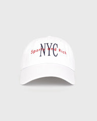 NY Minute Hat - White/Navy Sporty & Rich US