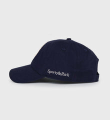 Bristol Crest Hat - Navy/Cream Sporty & Rich Sale