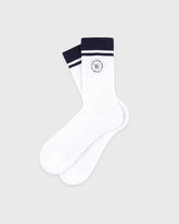 SRHWC Socks - White/Navy Sporty & Rich Online