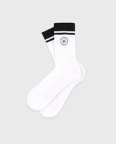 SRHWC Socks - White/Black Sporty & Rich Sale