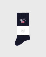 Nautical Socks - Navy/White/Ruby Sporty & Rich Online