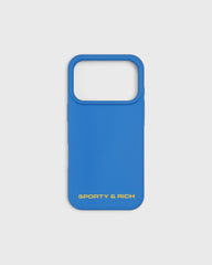 Bold Health Logo iPhone Case - Bright Blue/Yellow Sporty & Rich For Sale