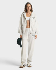 NYRC Zip Hoodie - Heather Gray/Forest Sporty & Rich Discount