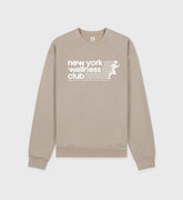 USA Wellness Club Crewneck - Elephant/White Sporty & Rich Outlet