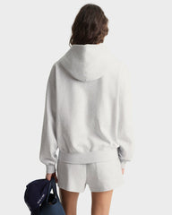 S&R Ivy Zip Hoodie - Heather Gray/Navy Sporty & Rich For Sale
