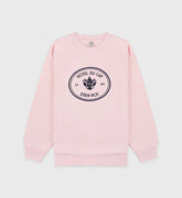 Eden Crest Crewneck - Pink Dolphin/Navy Sporty & Rich Outlet