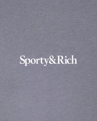 Health Is Wealth T-Shirt - Faded Indigo/White Sporty & Rich Discount