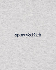 Health Is Wealth T-Shirt - Heather Gray/Navy Sporty & Rich US
