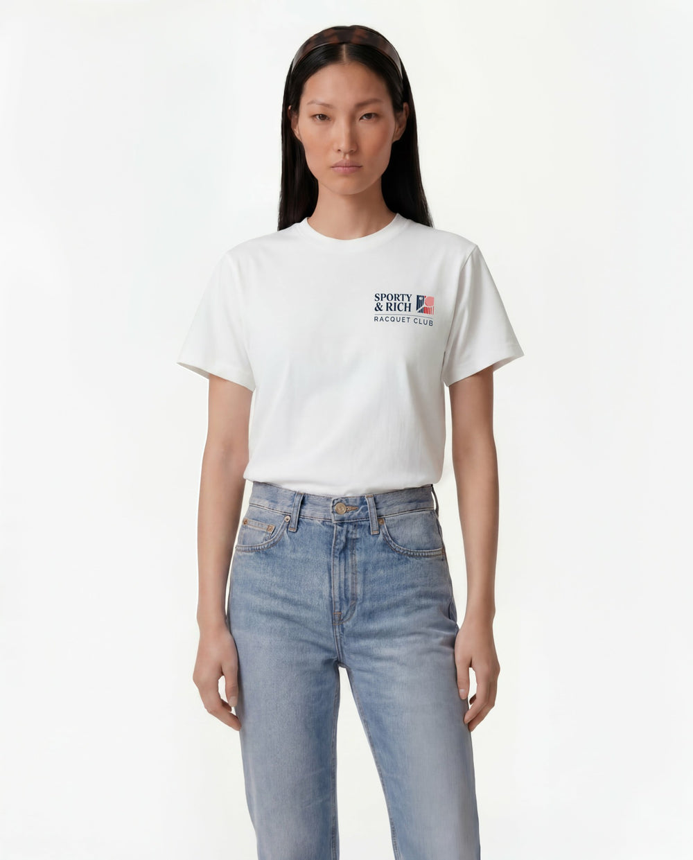 Promo T-Shirt - White Sporty & Rich Online