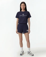 H&W Crest T-Shirt - Dark Navy Sporty & Rich Discount