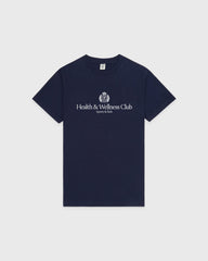 H&W Crest T-Shirt - Dark Navy Sporty & Rich Discount