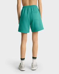 Varsity Crest Soft Gym Short - Spring Green/White Sporty & Rich Outlet