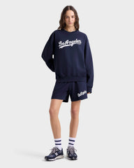 Dodgers Gym Short - Navy/White Sporty & Rich US