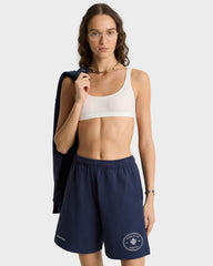 Eden Crest Gym Short - Navy/White Sporty & Rich For Sale