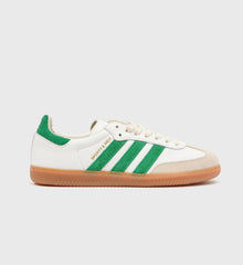 Samba - White/Jolly Green Sporty & Rich US
