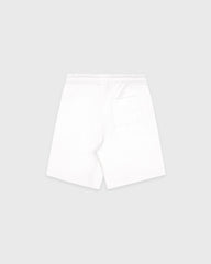 Signature Logo Kids Terry Short - White/Light Navy Sporty & Rich US