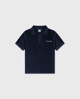 Signature Logo Kids Terry Polo - Dark Navy Sporty & Rich Sale