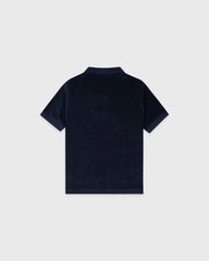 Signature Logo Kids Terry Polo - Dark Navy Sporty & Rich Sale