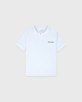 Signature Logo Kids Terry Polo - Ciel Sporty & Rich Outlet