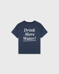 Drink More Water Kids T-Shirt - Light Navy/White Sporty & Rich Online
