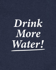 Drink More Water Kids T-Shirt - Light Navy/White Sporty & Rich Online