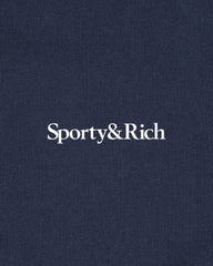Serif Logo Kids Sweatpant - Light Navy/White Sporty & Rich Discount